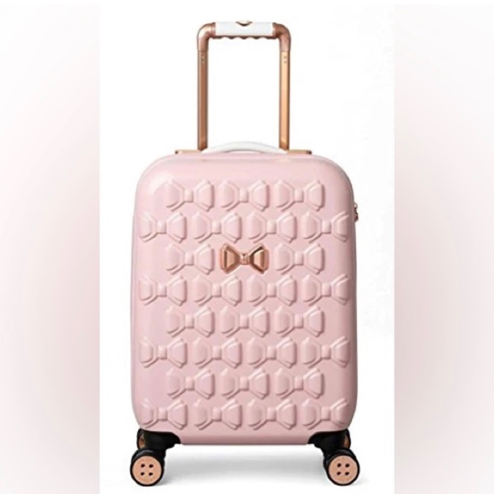 ISO Ted Baker Pink Bow Carry On Luggage